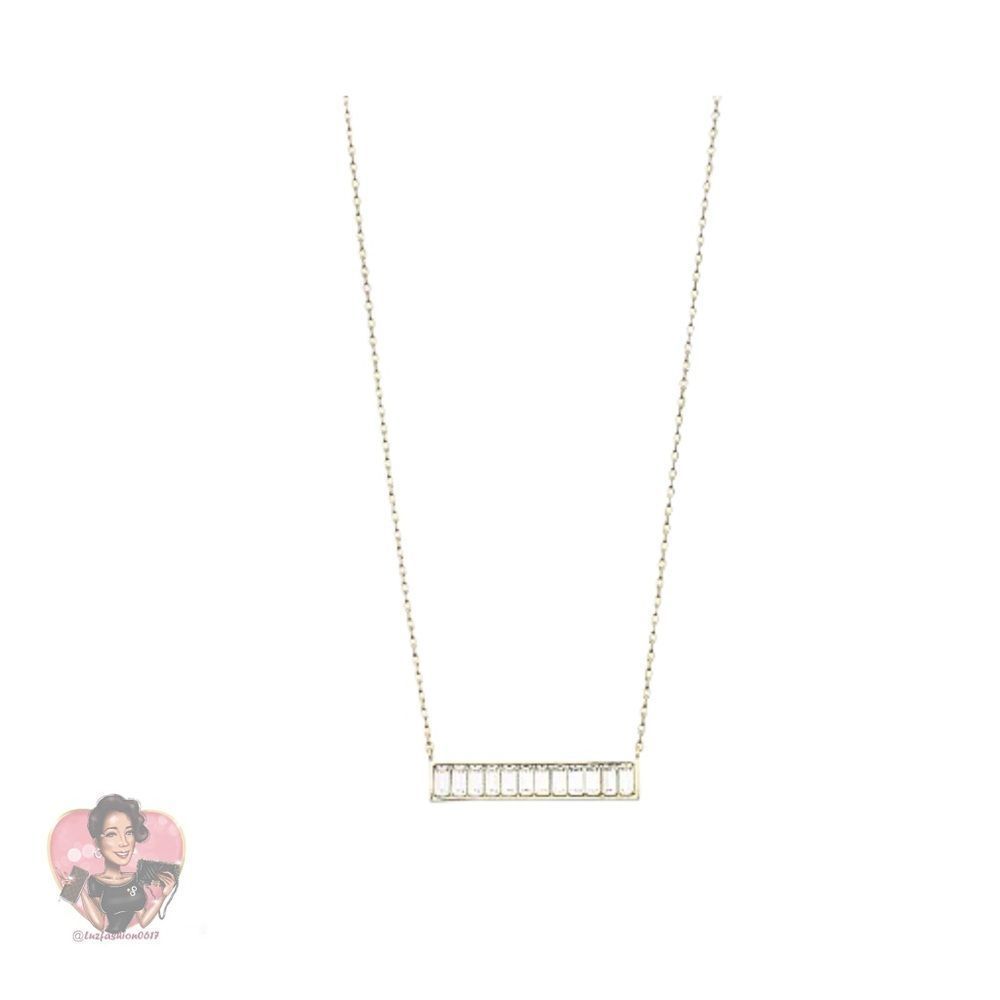 RHODE & CO Crystal Bar Necklace